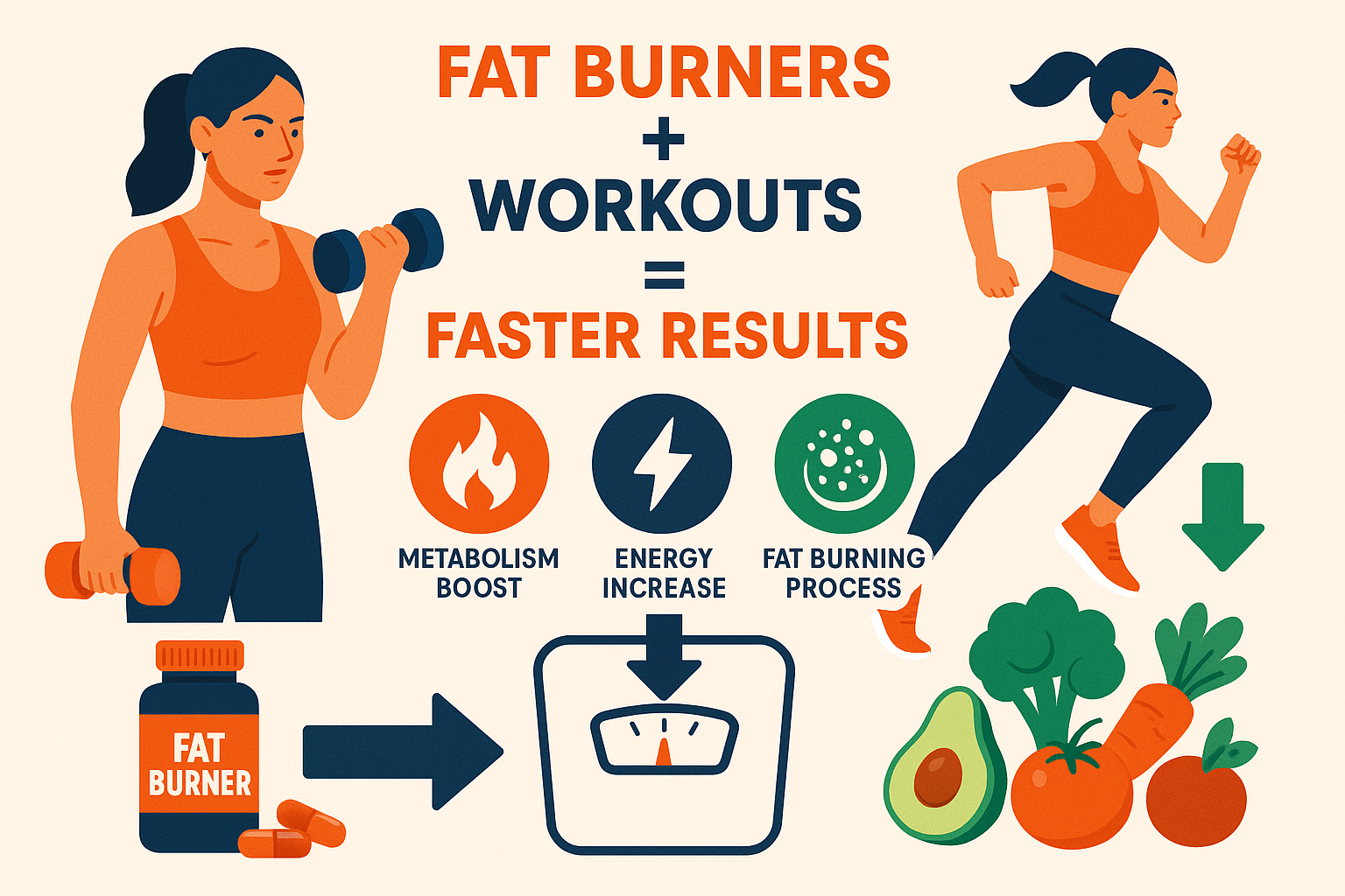 How to Combine Fat Burners & Workouts for Faster Weight Loss Results