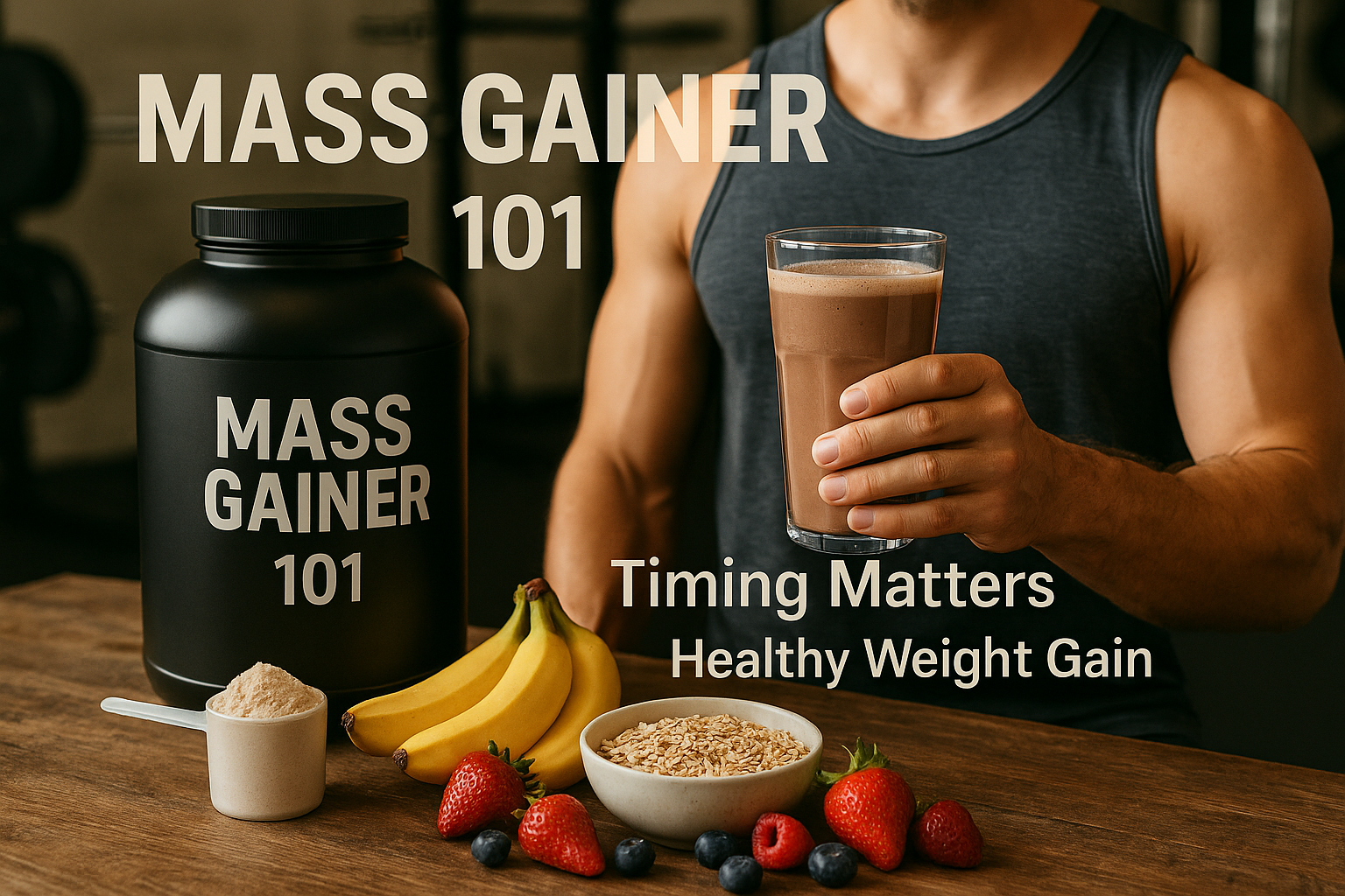 Mass Gainer 101: When & How to Use It for Healthy Weight Gain
