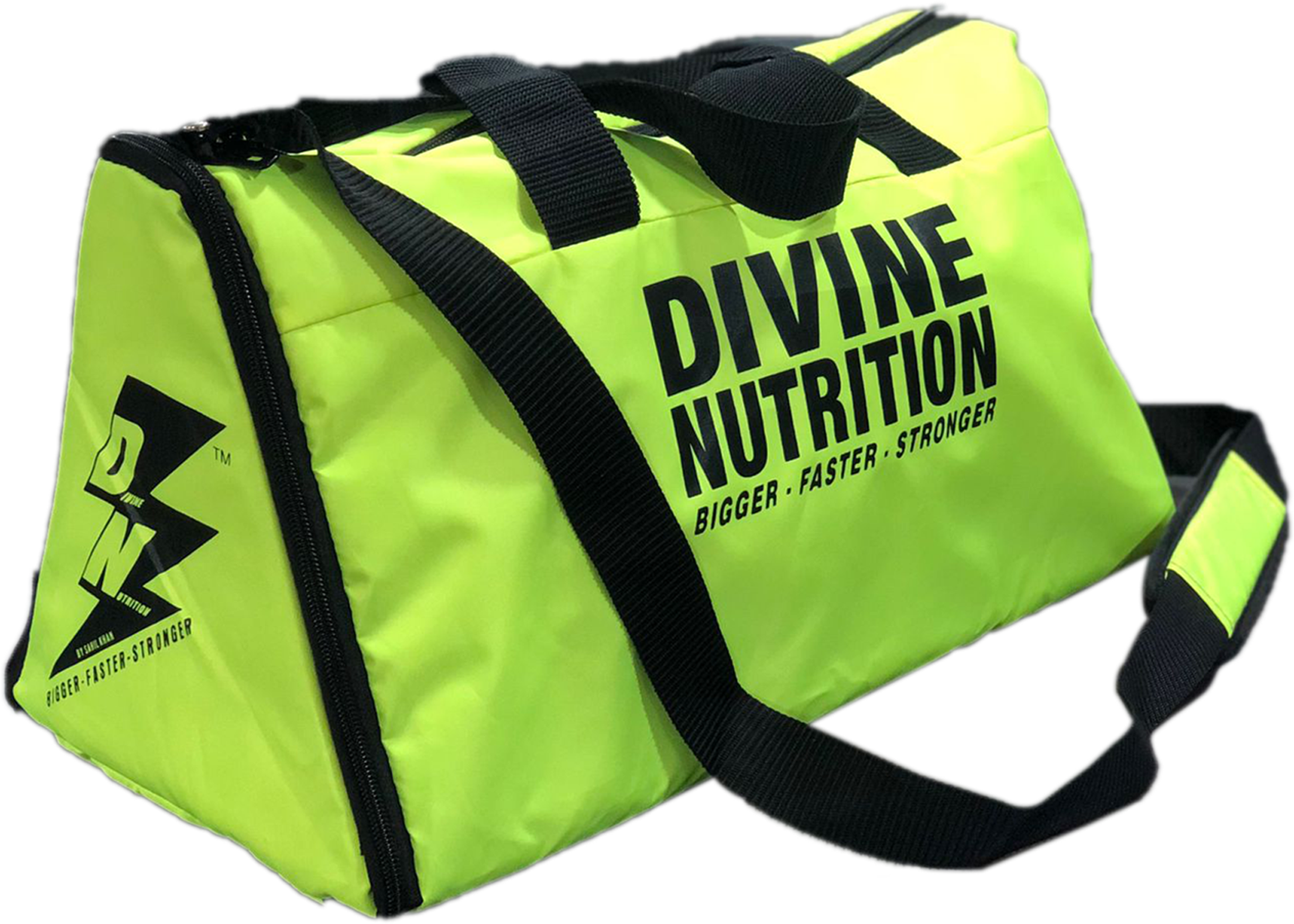 Divine Nutrition Neon Green Gym Bag