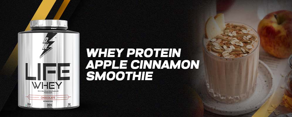 Whey Protein Apple Cinnamon Smoothie