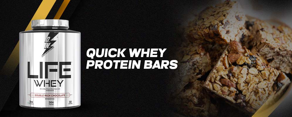 Quick Whey Protein Protein Bars