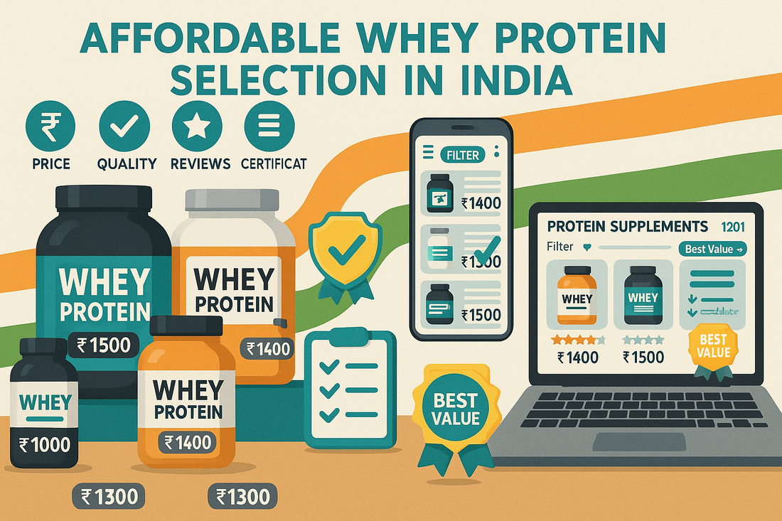 Affordable Whey Proteins in India: How to Choose the Right One Online