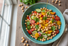 High-Protein Chickpea Salad – Fresh, Filling & Nutritious
