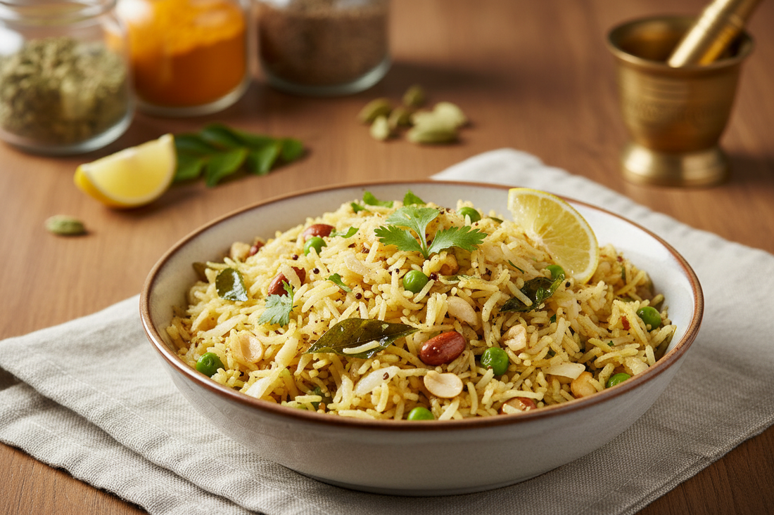 Protein-Packed Poha: Indian Breakfast Makeover