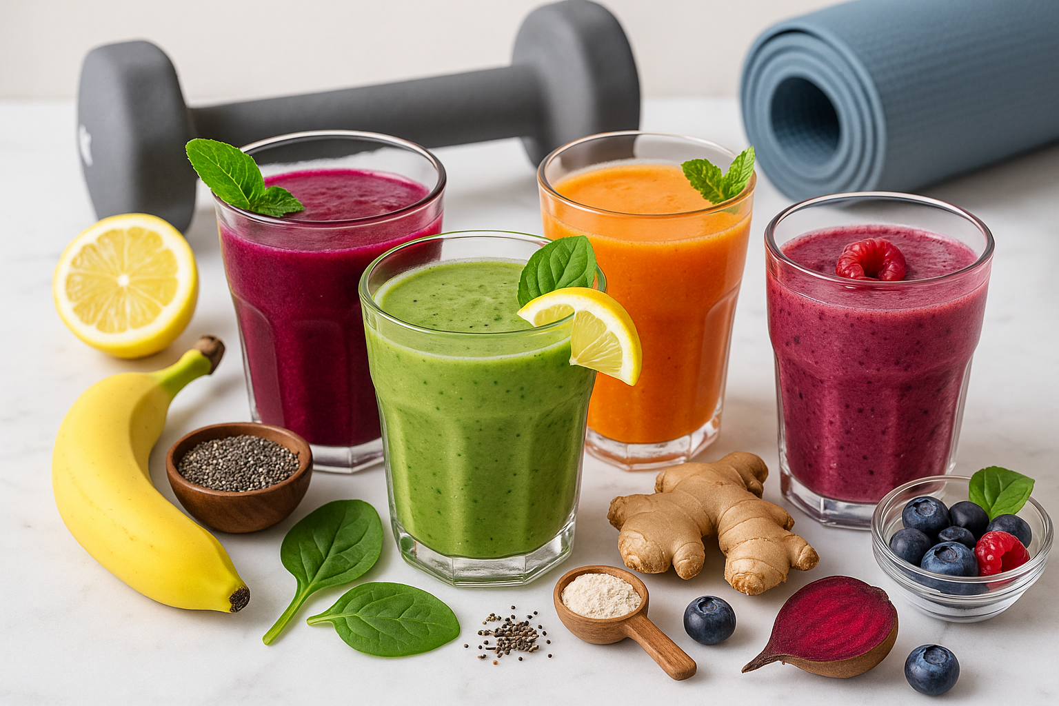 Healthy Pre-Workout Drink Recipes Using Natural Ingredients