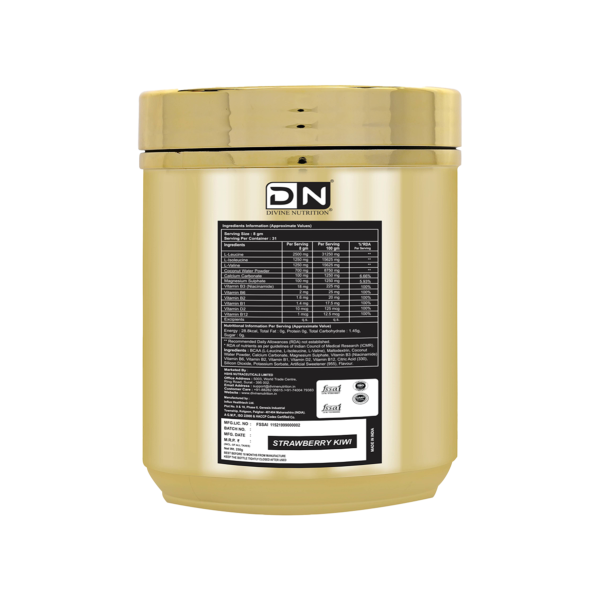 Buy BCAA Gold Series at Best Price in India Divine Nutrition