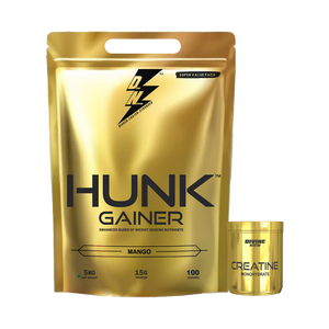 HUNK GAINER 5KG +CREATINE GOLD 250 GM