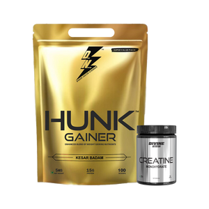 HUNK GAINER 5KG+CREATINE 100gm