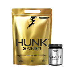 HUNK GAINER 5KG + CREATINE 100gm