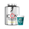 ICON ISOLATE 2KG + 500GM PEANUT BUTTER RABDI SILKY