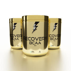 Recovery BCAA (Branch Chain Amino Acids) Gold Series 250 gm Orange Flavour - Divine Nutrition